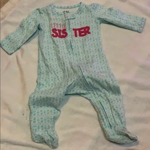 3-6 month footie outfit